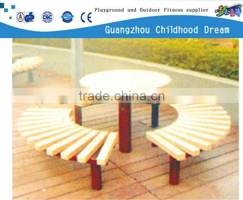 (HD-19506)Wooden picnic table and bench