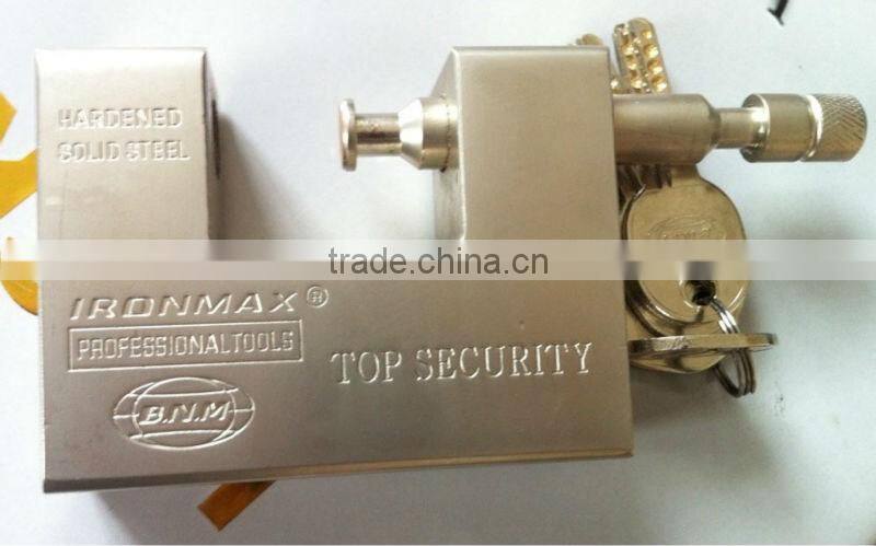 Horizontal Beam Locks, Imitate steel rectangular padlock, computer keys locks