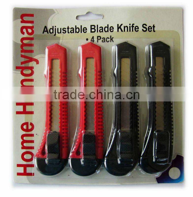 Mini pocket utility knife with keychain