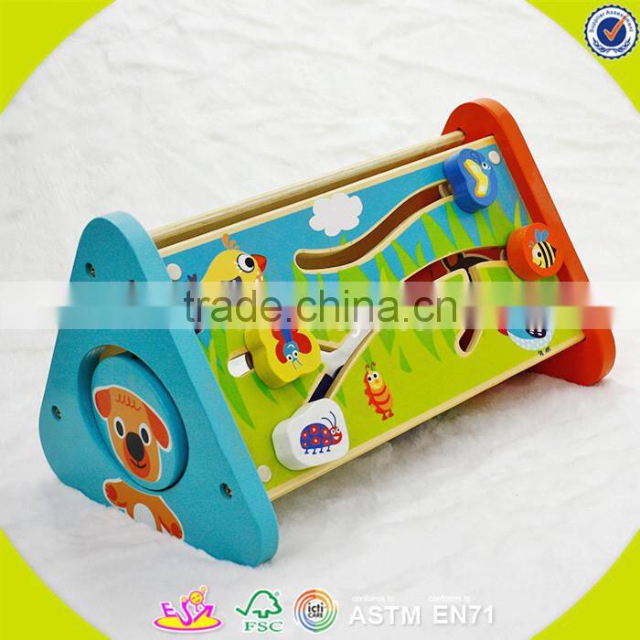 wholesale educational wooden shape sorting box toy, funny Wooden sorting box toy, colorful wooden sorting box toy W12D017