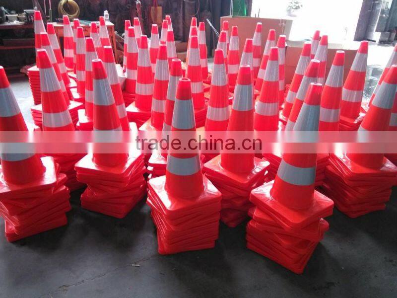 Reflective Color Traffic Safety Cone for Roadway Safety