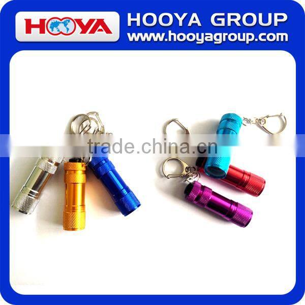 3 LED Mini Colorful Aluminium Alloy Flashlight, LED Torch