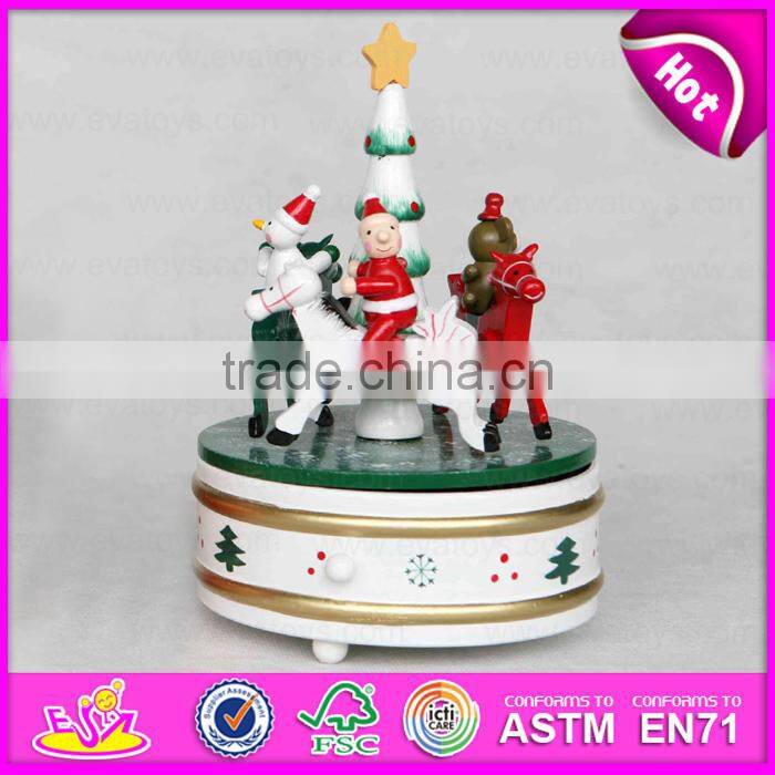 2015 Holiday gifts Popular Fashion Toy carousel music box for kids W07B011B