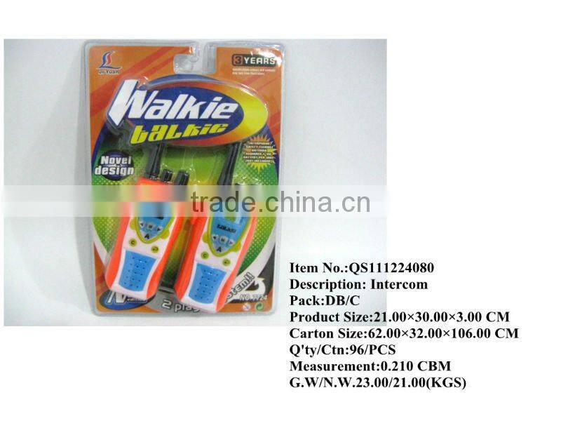 Hot selling latest walkie talkie for kids toy interphone intercom small walkie talkie