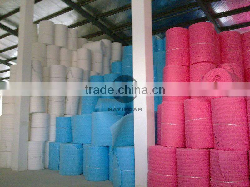 0.5mm EPE foam underlay laminated with silver Aluminum foil