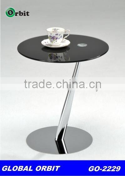 Tempered glass Modern design small square table