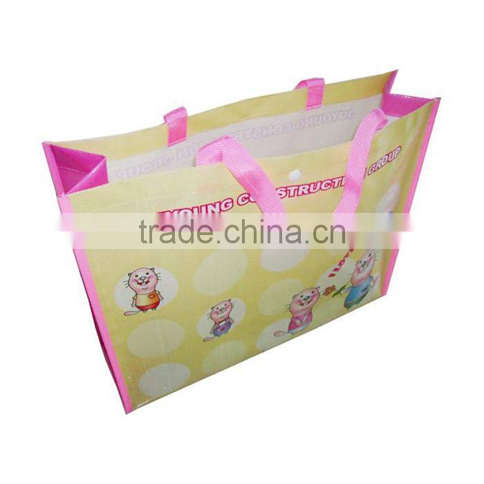 Color printed pp woven bag, Bopp laminated pp woven bag