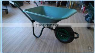 150KG loading Europe plastic bucket tray Garden tools wheelbarrow WB6424S
