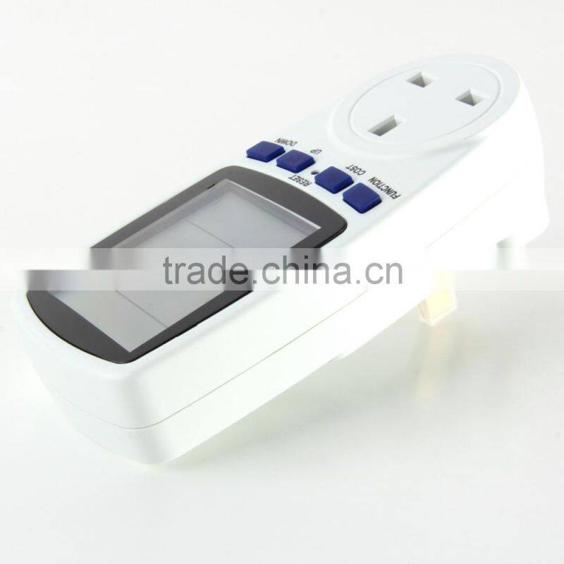 UK Plug Energy meter Watt Volt Voltage Electricity Monitor Analyzer Power