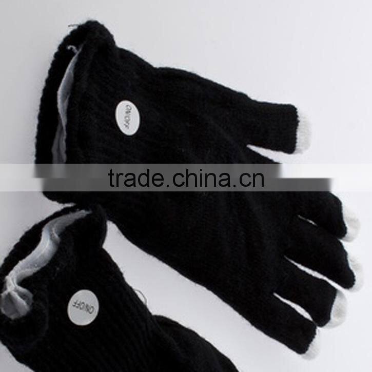 7 Mode Rave Light Finger Lighting Flashing Glow Mittens LED Protective Gloves