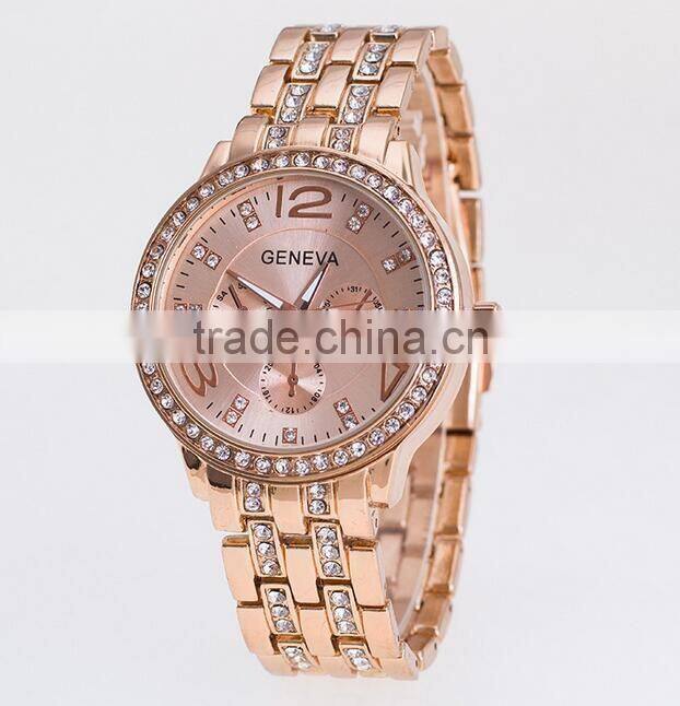 Wholesale cheap decoration watch luxury diamond man watch for gift