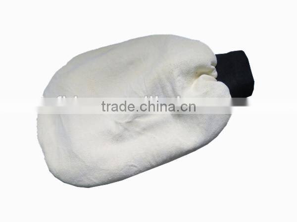 Natural Genuine chamois Sheepskin car wash gloves Super soft