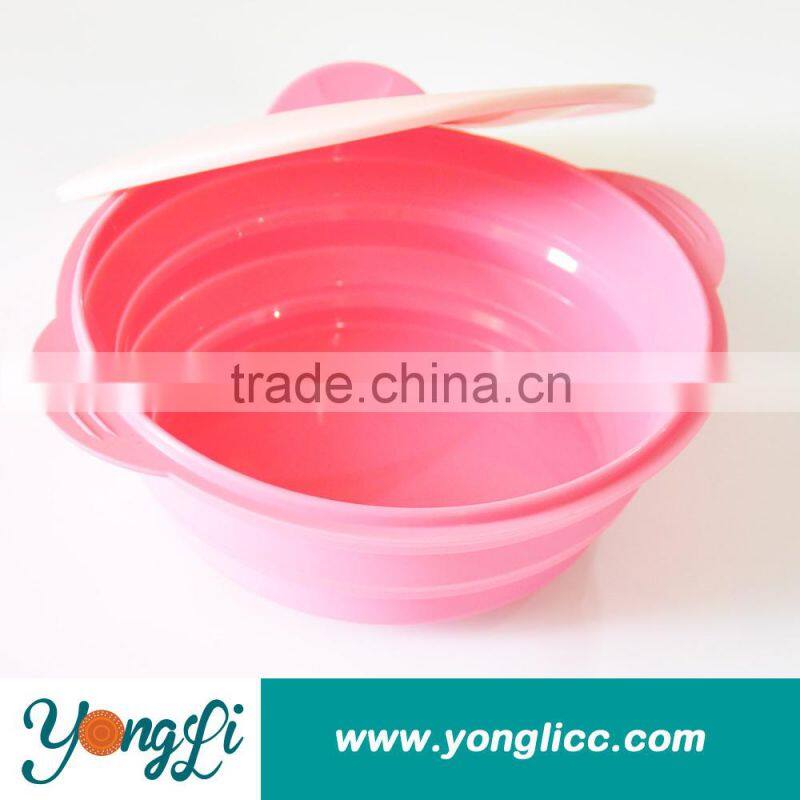 Newest Non-Smell Eco-Friendly Microwave Silicone Rubber Bowl