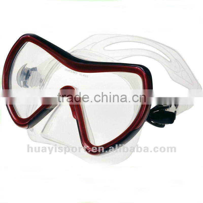 various color mask tempered silicone diving glasses Wholesale