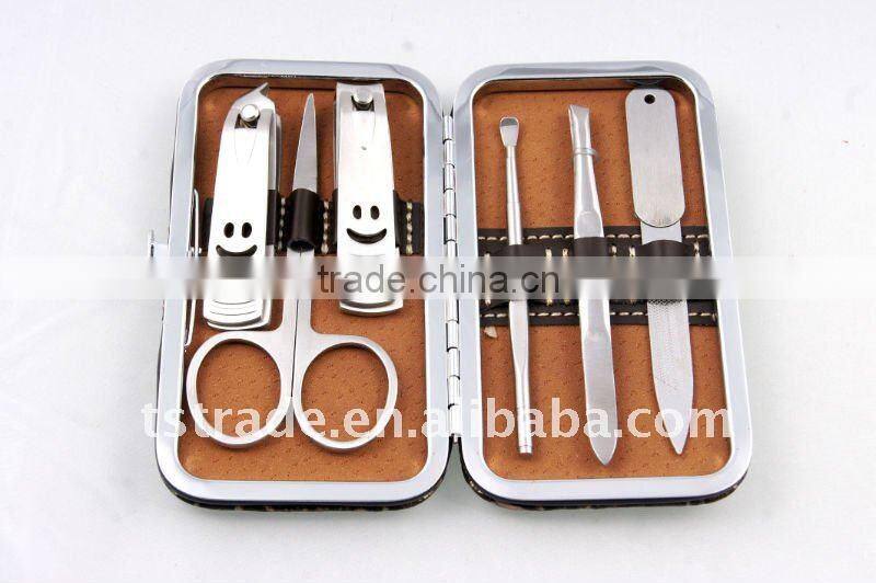 2014 new 7PC Professional fashion promotion nail pedicure manicure set tools AM-618