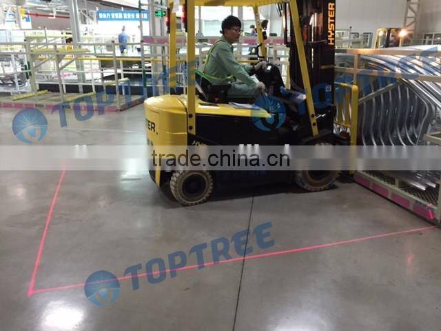 6w blue forklift safety warning light 110v pedestrian signal light