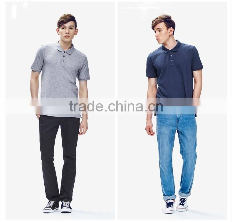 Custom t-shirt manufacturer short sleeve tee plain promotion 100% cotton polo t-shirts