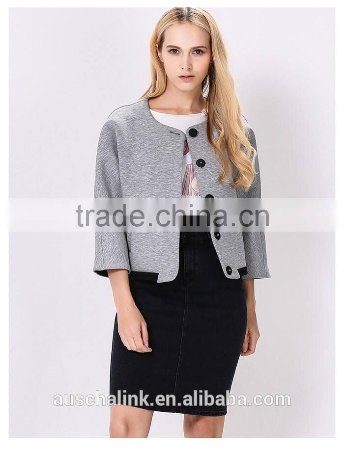 new style autumn women popular fashion fitted softshell jacket