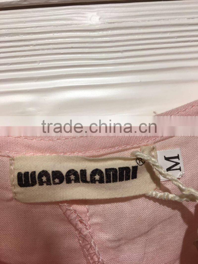 GZY summer hotsale high quality stocklot women thin cotton t-shirt