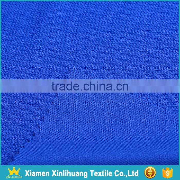 High Quality Knitting Breathable 100% Polyester Bird Eye Mesh Fabric for Sport Clothing