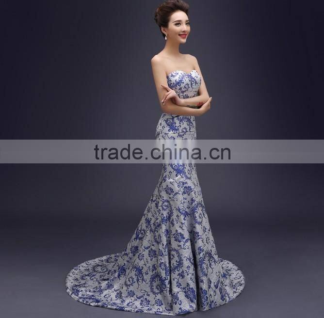 chinese traditional formal qipao party evening dress 2014