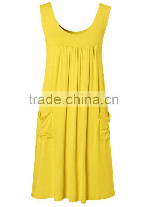 ladies Jersey pinafore fashion jersey dress viscose dress