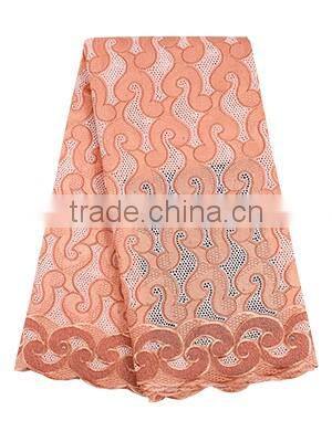 Water Soluble 2016 New Design SL0417-1 100% Cotton Swiss Voile Laces