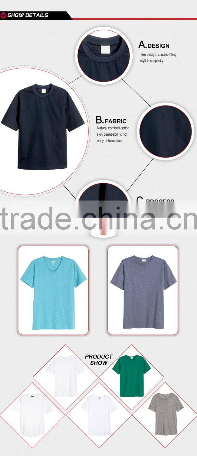 wholesale man fancy design custom t shirt