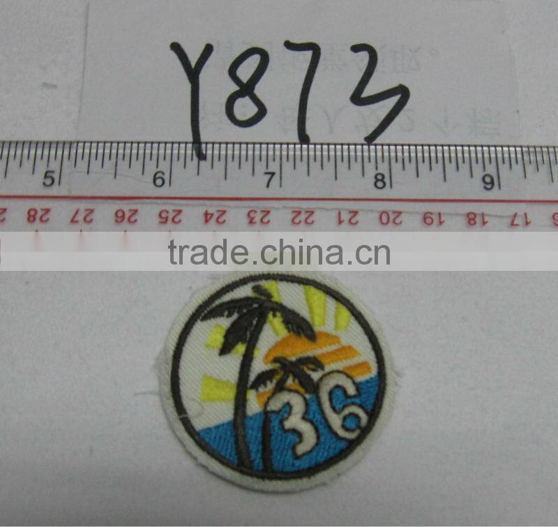 machine embroidery badge style