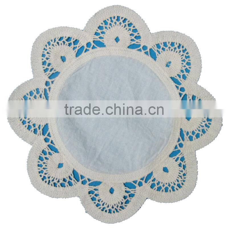 machine made new smbroidery lace doily