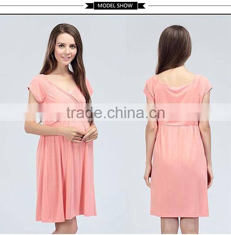 Leisure Maternity Casual Dresses Ladies Nursing Clothing Mod Style Pregnant Women Skirts