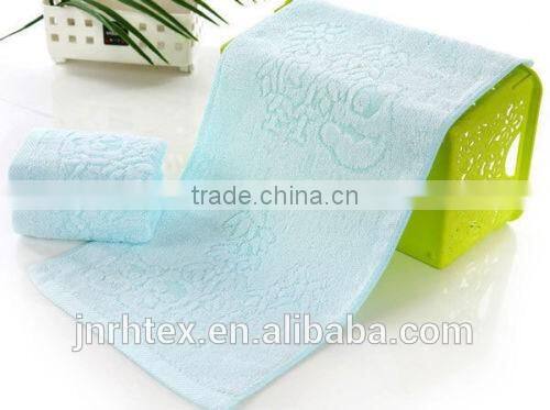 Custom jacquard bamboo face towel