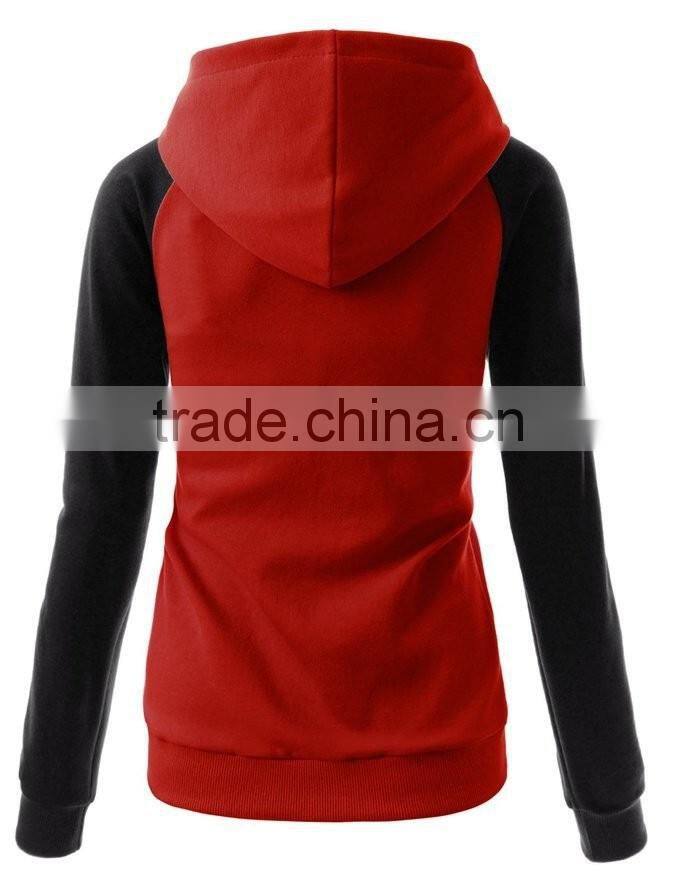 wholesale lady varsity hoodies/ custom woman spring hoody/bulk blank autumn hoodies