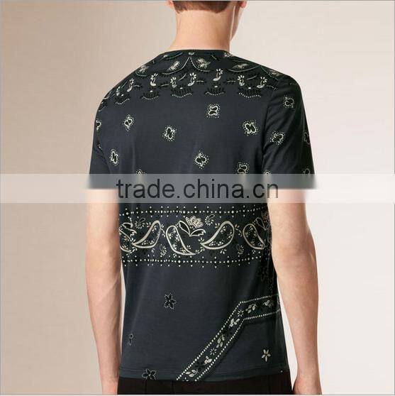 Man T Shiert Yarn Short Sleeves For Clothes Men With Popular Style