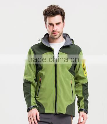 Instocked oem Softshell fleece jacket windbreaker outdoor nice design hiking jacket fishing jacket