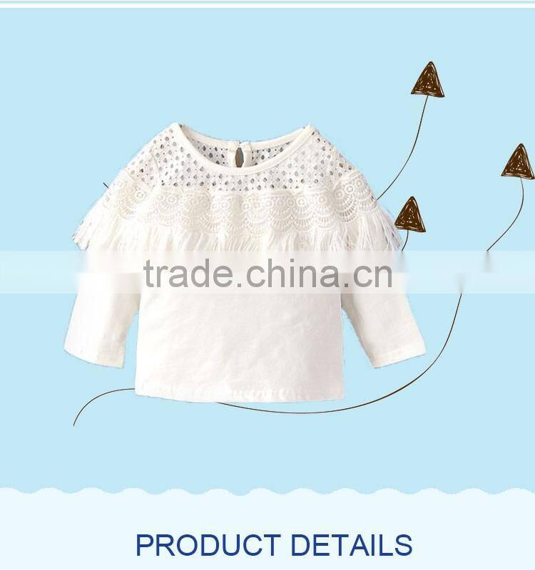 Long sleeve kids girls safety high visibility t shirt