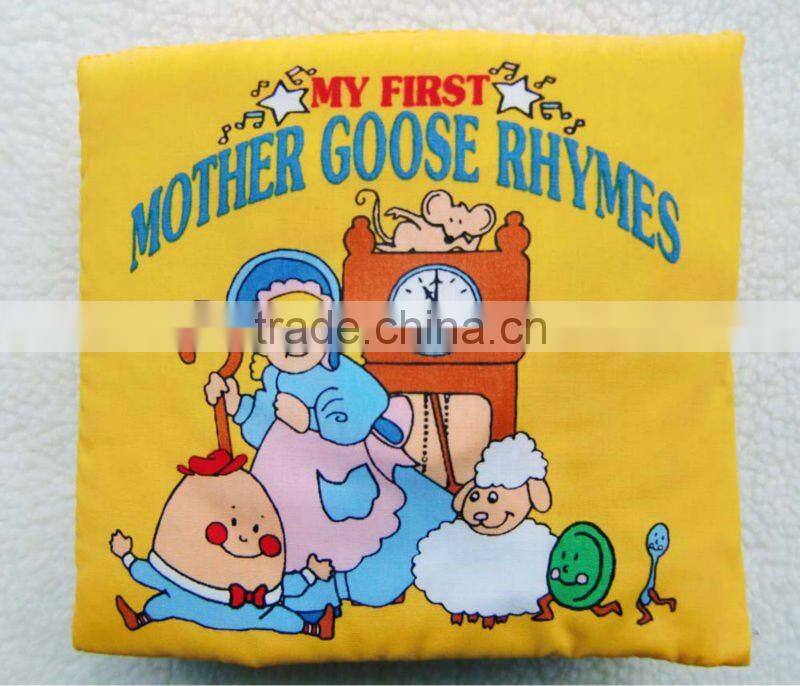 Hot baby and kids pillow story book in China
