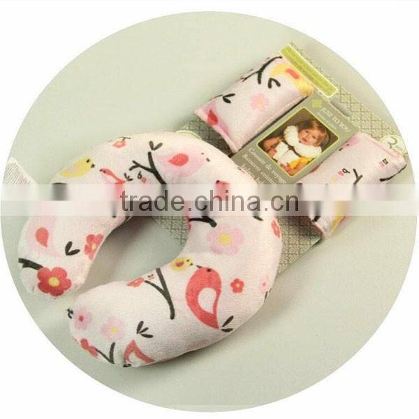 fuzzy baby stroller pillow baby neck pillow