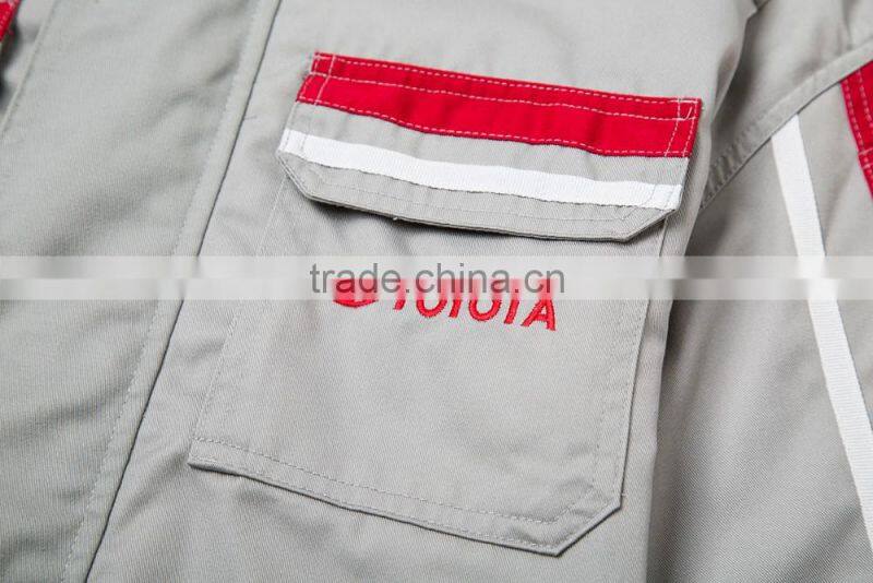 100% cotton anti-shrunk vehicle maintenance workers uniform workwear product type