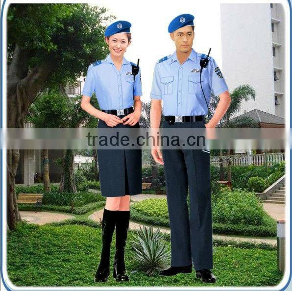 2014 new style security uniforms, fashionable security suits, unisex security uniforms