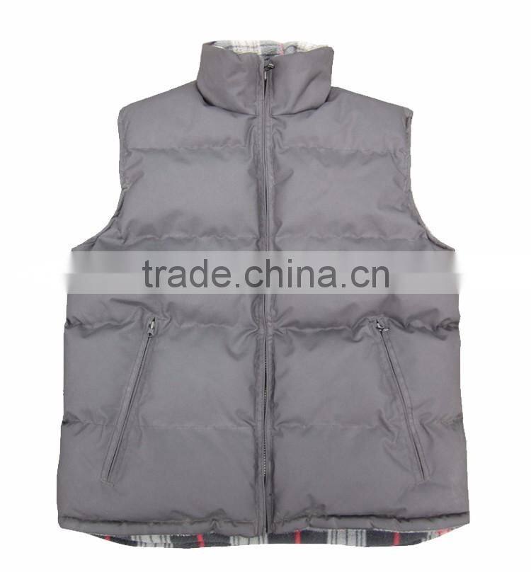 OEM cheap winter mens bodywarmer quilted padding waistcoat