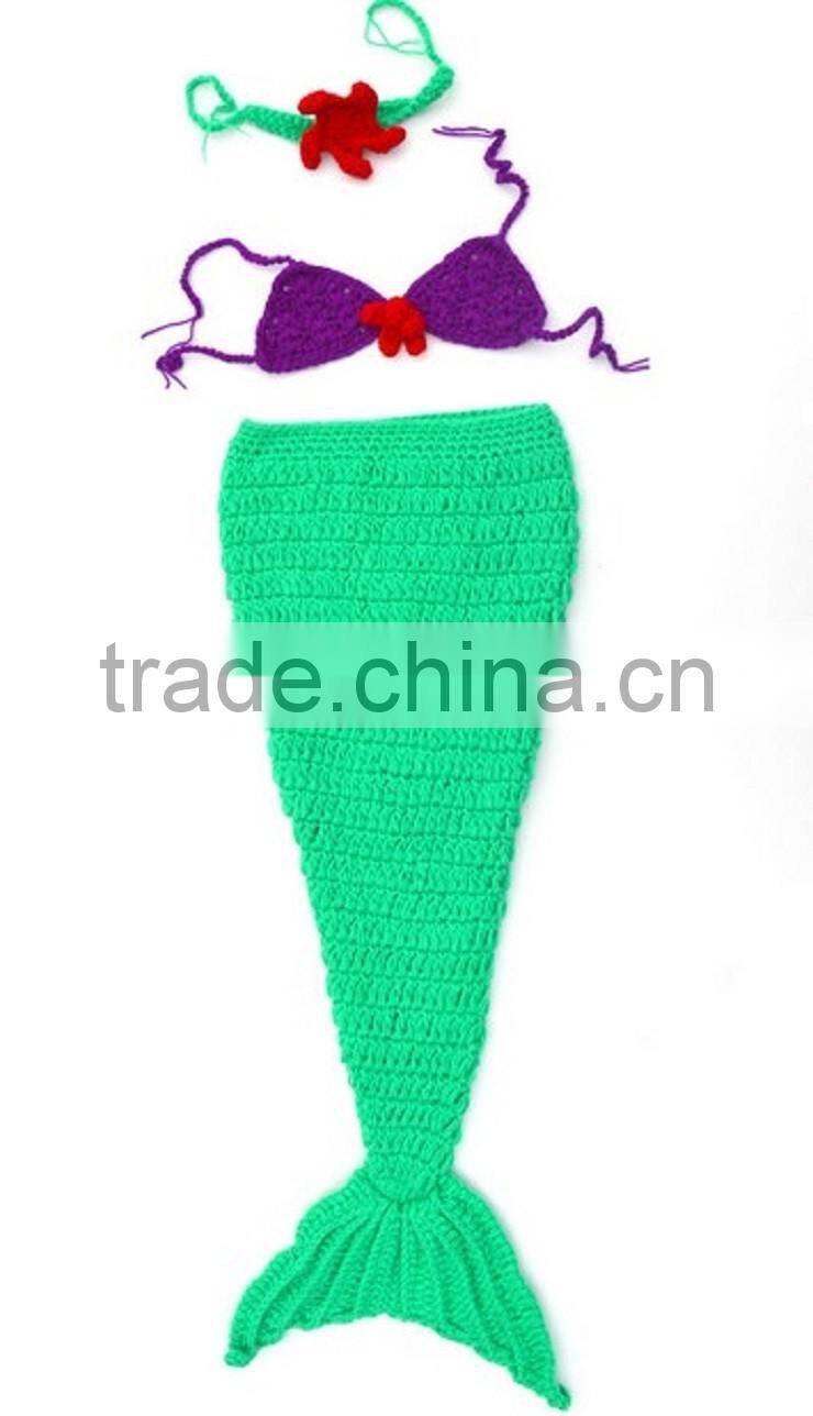 Newborn Costume baby hat Short Set handmade Knit crochet photography props 2 pcs outfits