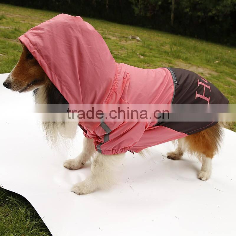 Redhill Pet Raincoat Waterproof large Dog Raincoat for sale