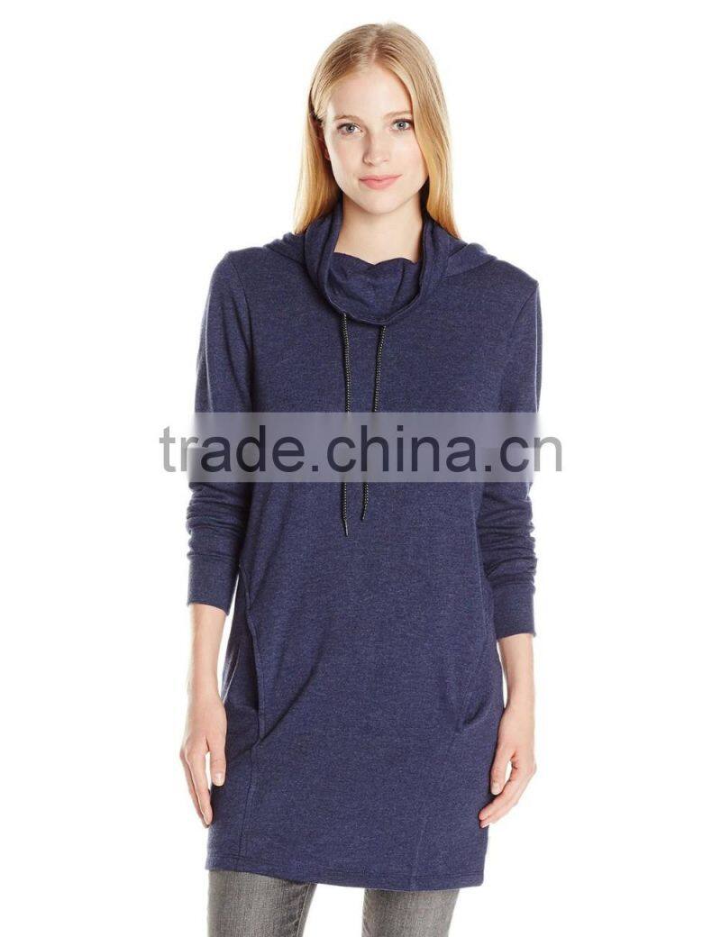 Ladies Pullover Pattern Long Hoody Fleece