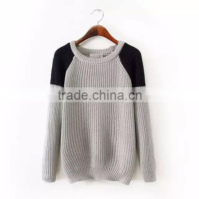Newest Designs Girls Stylish Knitted Pullover Sweater