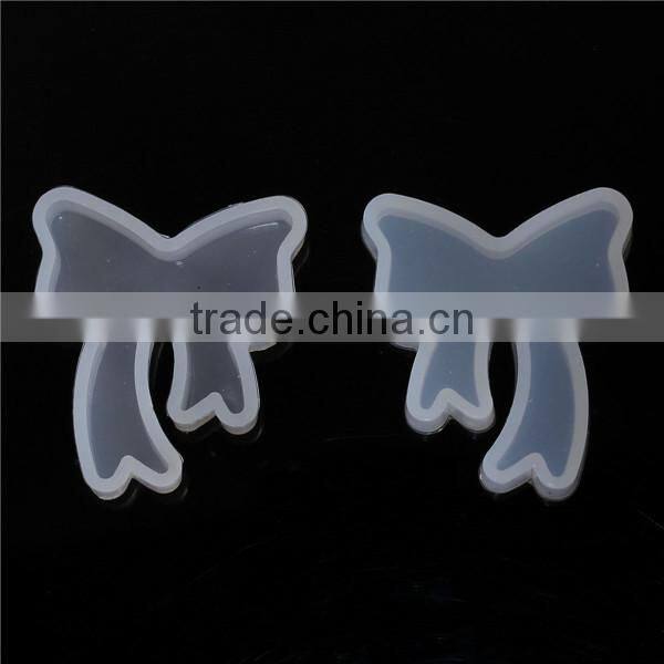 Silicone DIY Tools Resin Mold Bowknot White 40mm x 35mm