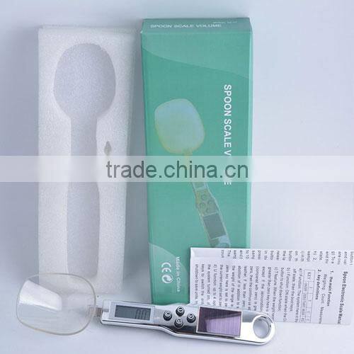 Solar Energy Kitchen Spoon Scale 300 g / 0.1 Measuring Spoon Scale Domestic Kitchen Scale/Soup Spoon