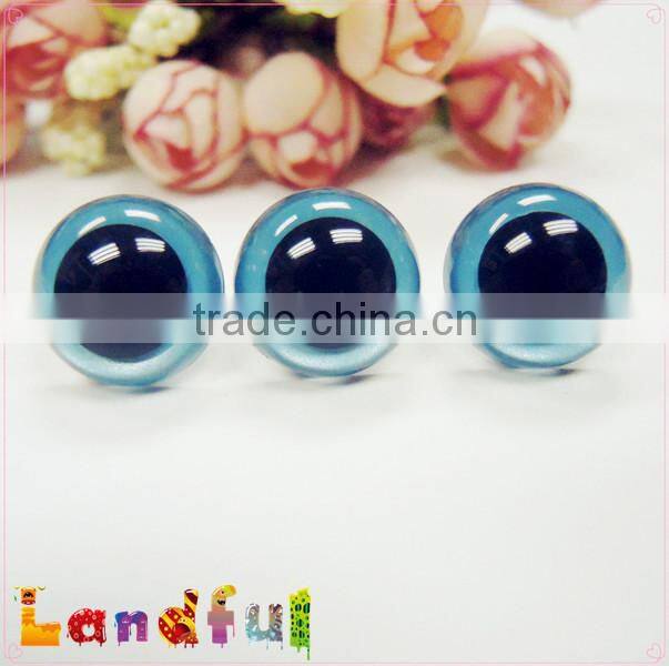 12mm Shine Color Animal Metallic Blue Eyes Toy Safety Eyes