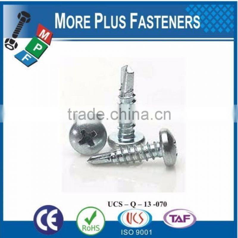 Made in Taiwan Philips Pan Head Self Drilling Screw