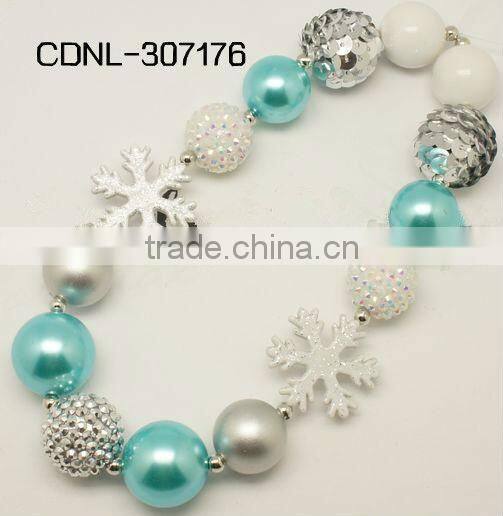 2014 X' mas Bubblegum Bead Necklace